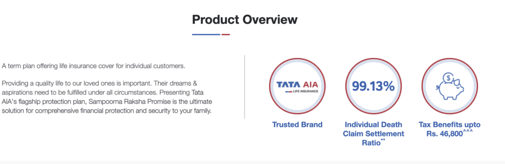 Tata AIA Smart Life Insurance